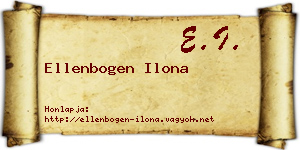 Ellenbogen Ilona névjegykártya